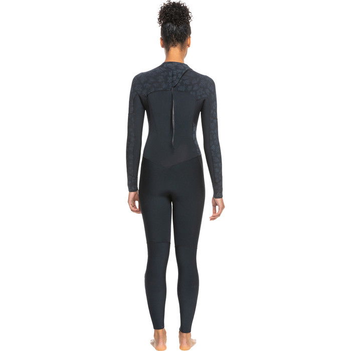 2024 Roxy Womens Swell Series 4/3mm Back Zip Wetsuit ERJW103124 - Black